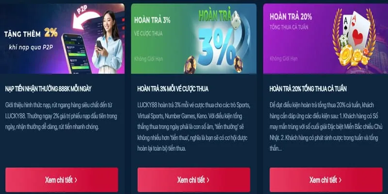 Hạn mức đặt cược cao hơn